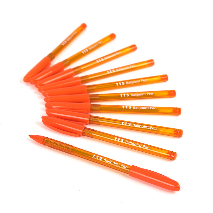 TTS Ball Point Pen - Red 50pk