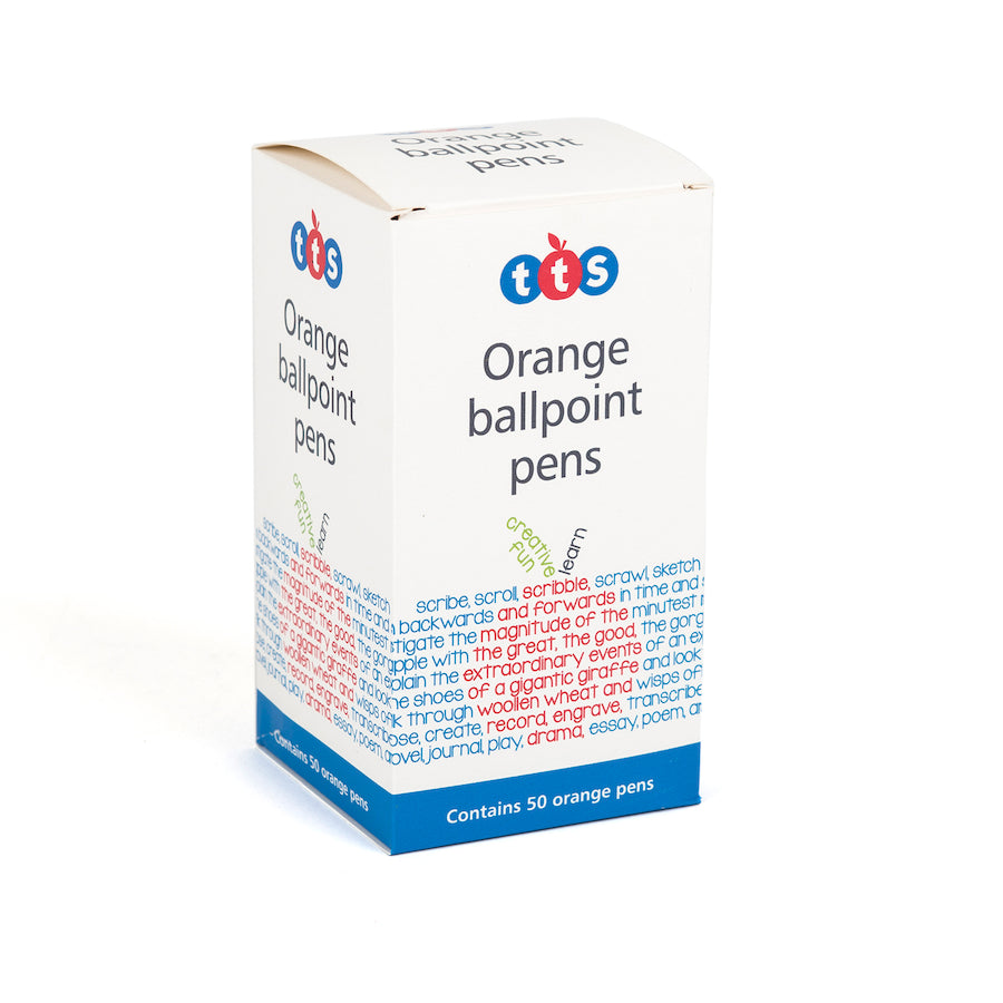 TTS Ball Point Pen - Red 50pk