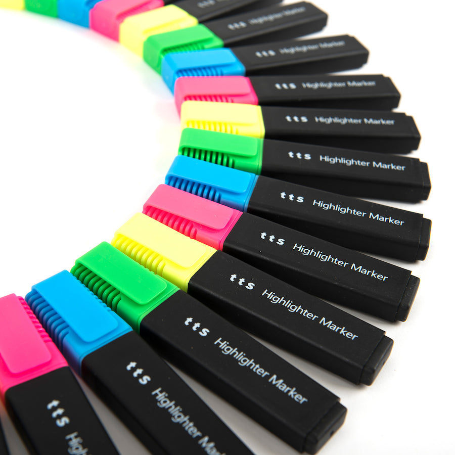 TTS Highlighter Markers Assorted 48pk