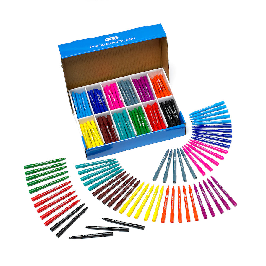 TTS Assorted Broad Tip Colouring Pen 288pk