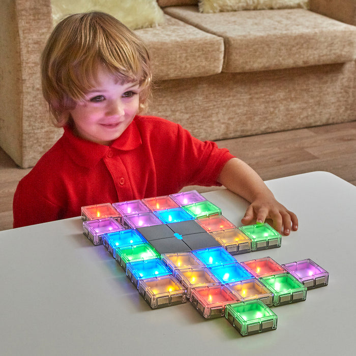 Connecting Glow Tiles