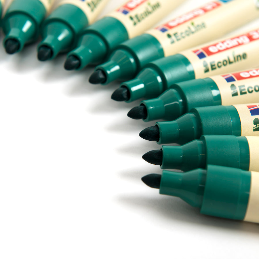 Edding 31 EcoLine Flipchart Marker 10pk Green