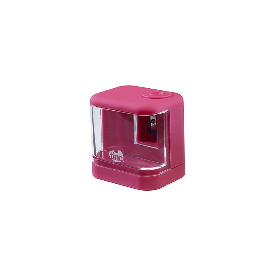 Tinc Touchy-Feely Electric Pencil Sharpener - Pink