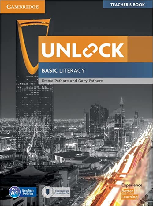 Unlock Basic Literacy Teacher's Book with Downloadable Audio and Literacy Presentation Plus