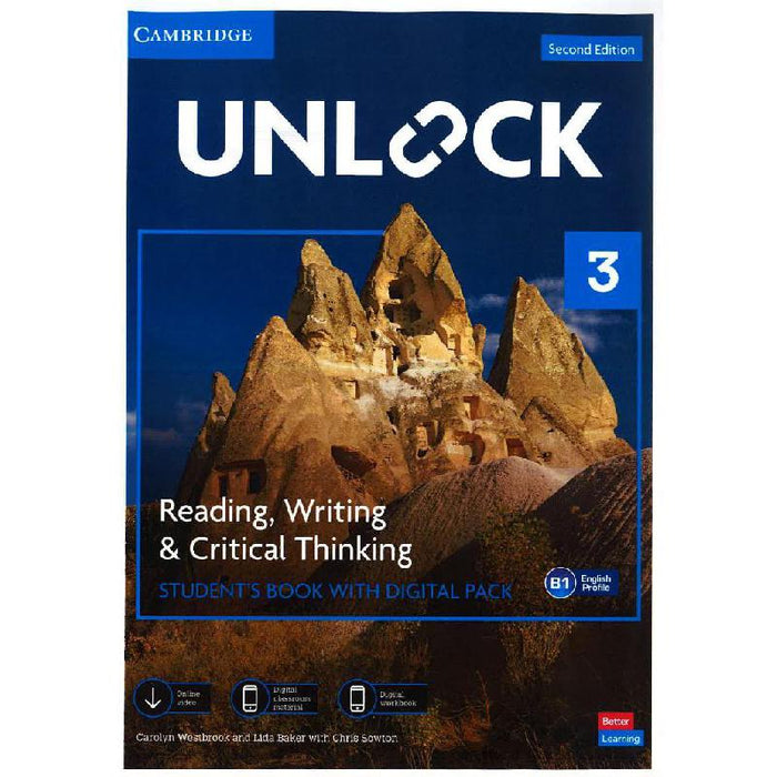 Unlock Level 3 Reading, Writing and Critical Thinking Student`s Book with Digital Pack (PRINT)