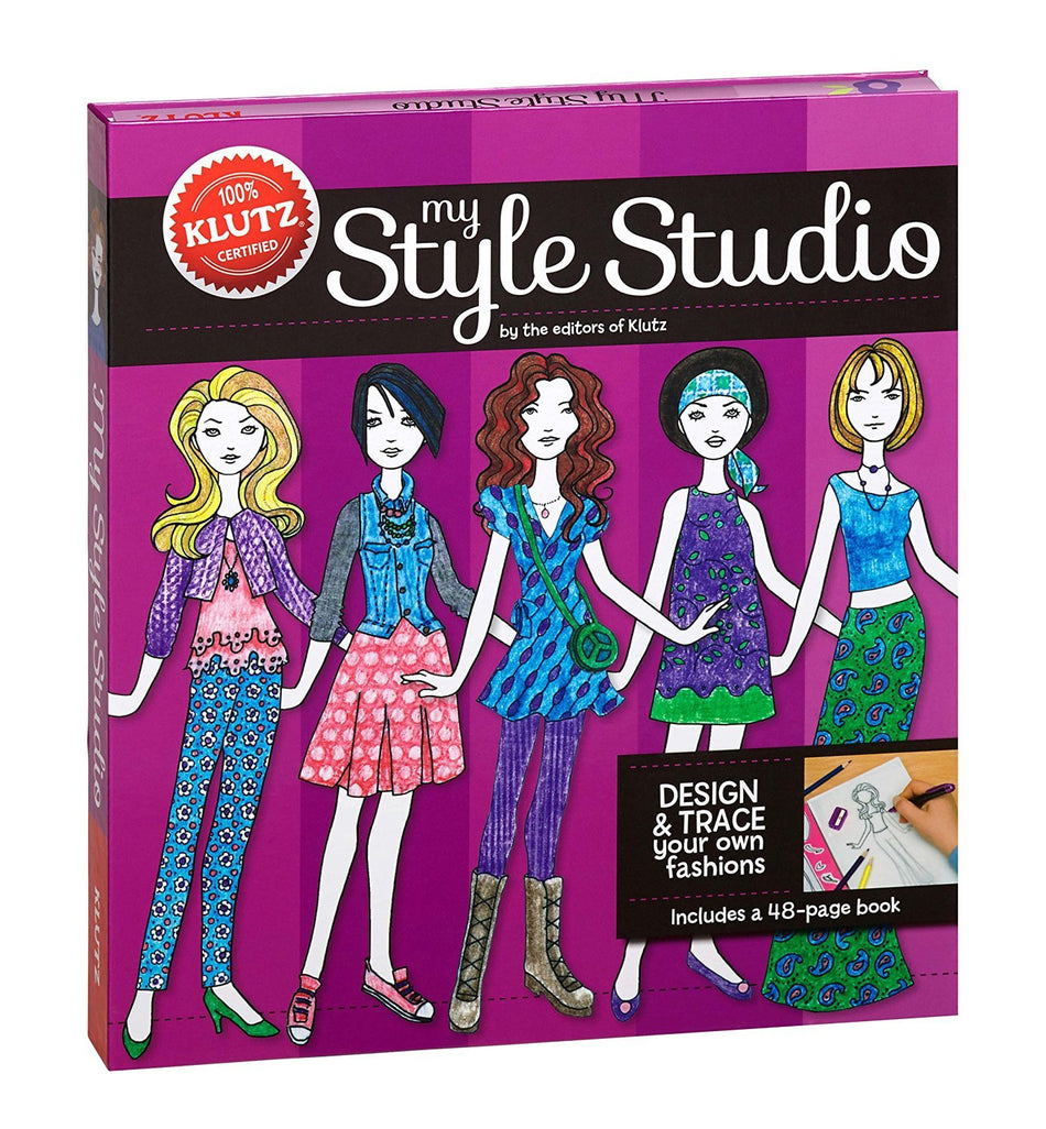 My Style Studio: Design and Trace Your Own Fashions [With Pens/Pencils and Stencils and Eraser and Sharpener and Paper]