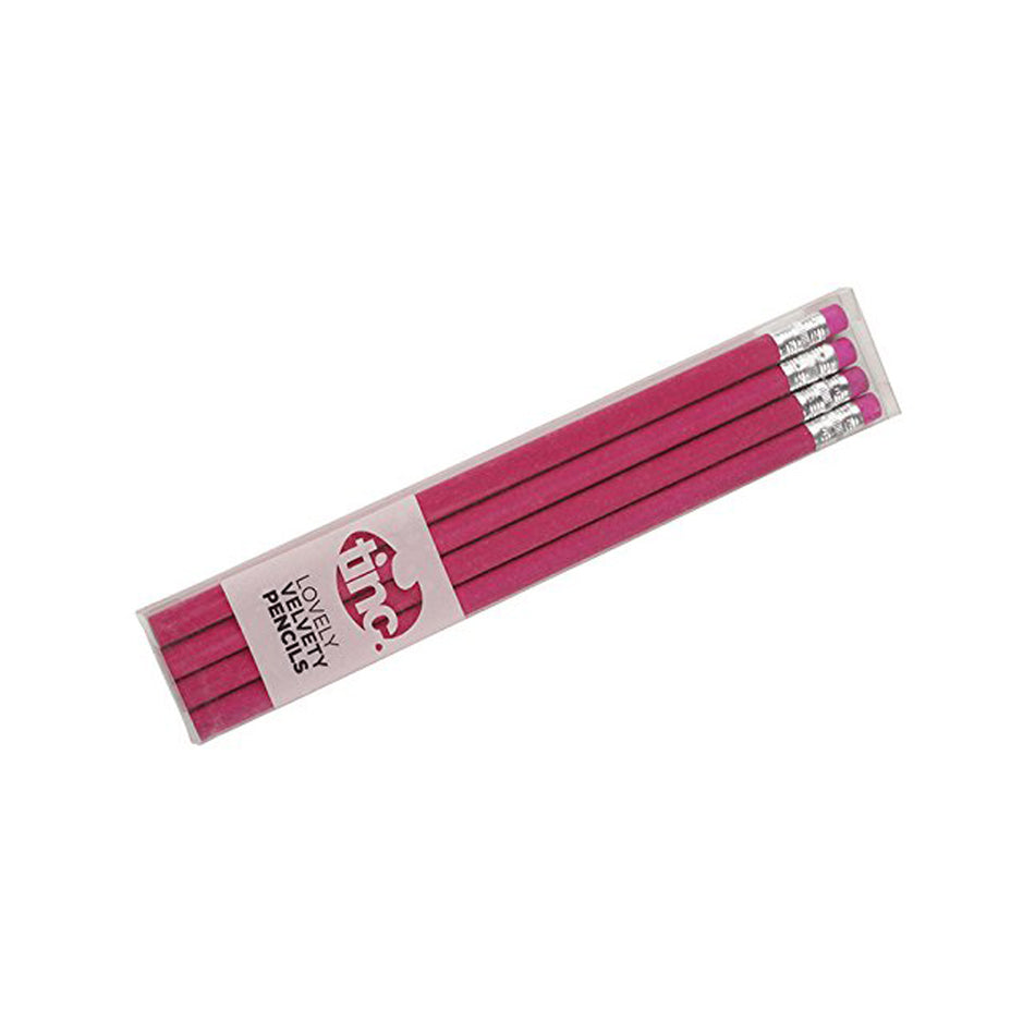 Tinc Lovely Velvety Lead Pencils - Pink
