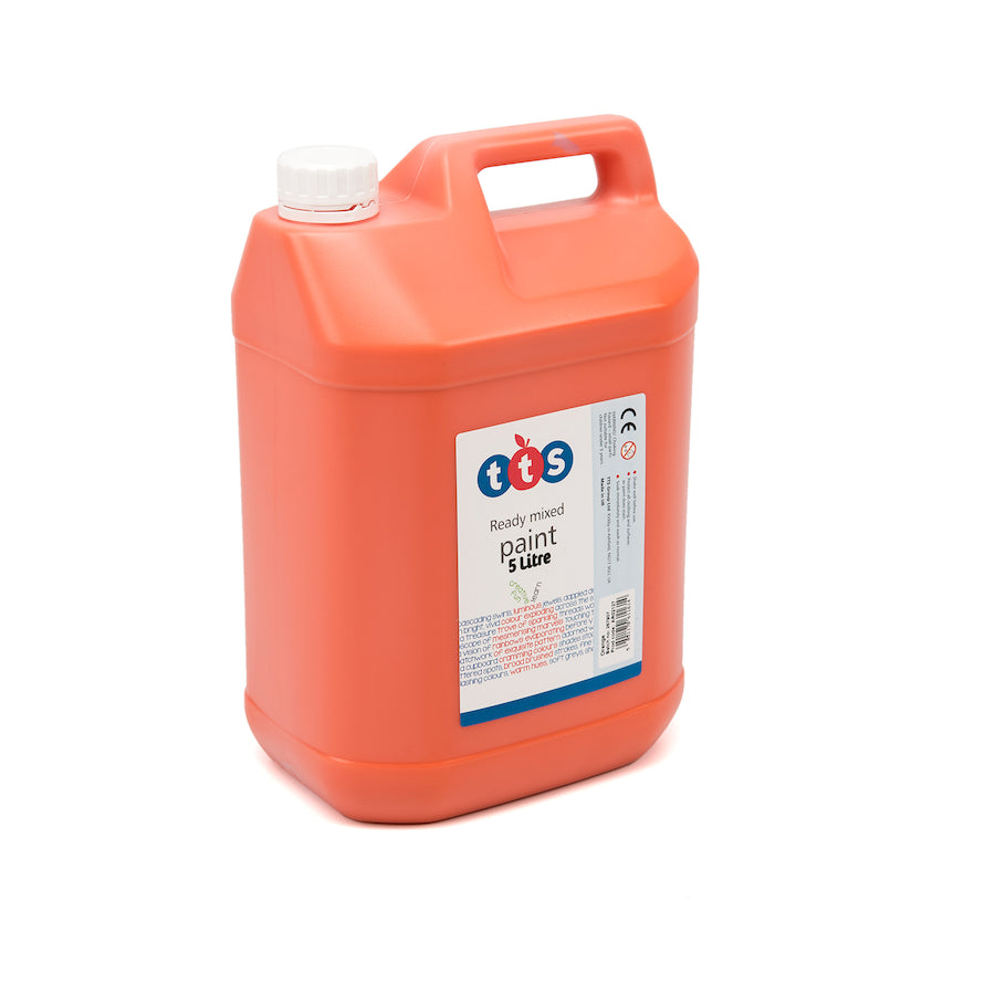 TTS Ready Mixed Paint Orange 5ltr