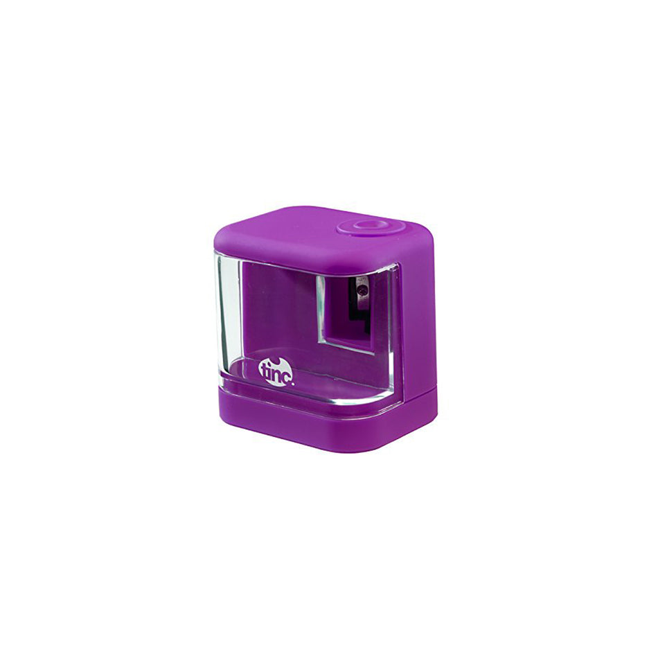 Tinc Touchy-Feely Electric Pencil Sharpener - Purple